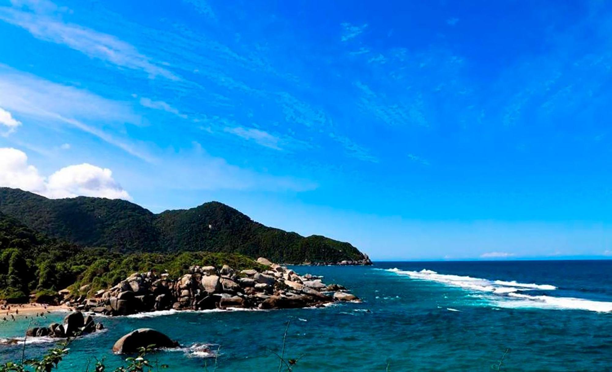 אל סאינו Hostal Mirador Dentro Del Parque Tayrona מראה חיצוני תמונה
