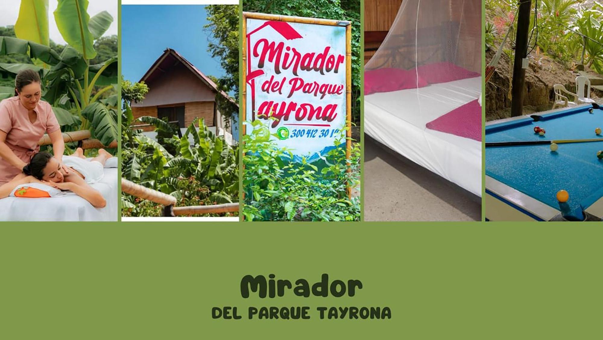 אל סאינו Hostal Mirador Dentro Del Parque Tayrona מראה חיצוני תמונה